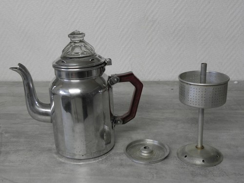 Antique coffee old percolateur - coffee,