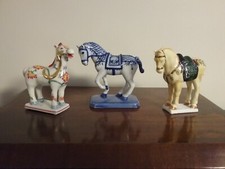 Lot de 3 chevaux Franklin Mint
