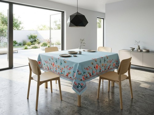 Nappe carré anti tache tissu