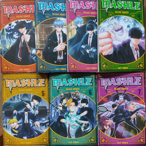 Lot manga mashle - 7, 1