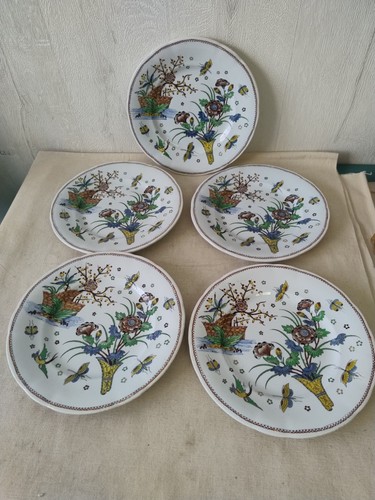 Lot assiettes plate - lot, boch