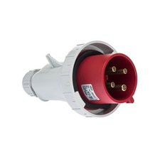 Fiche Mobile Male Triphasé 32a 3p+t 380v - 4 Broches - étanche Ip67 - Ide