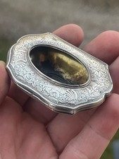 Superbe tabatiere argent