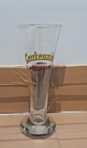 Verre ancien emailee flute - ,