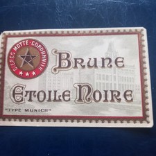 Ancienne étiquette bière