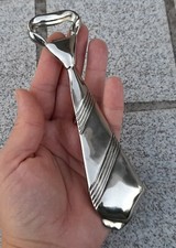 Nice old BOTTLE OPENER, BOTTLE OPENER tie, silver metal 