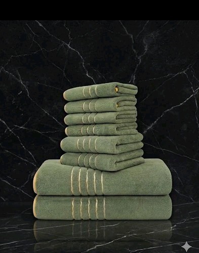 Lot serviette toilette - lot, 8