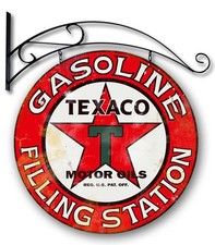 Vintage Style Metal Sign  TEXACO FILLING DS 24x24