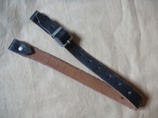 Jugulaire cuir avec RBNr casque allemand modèle 1940 et 1942 Wehrmacht 1939-1945