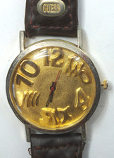 1994 GUESS 3D en Relief Numéros Montre-Bracelet W / Boîte - non-Testé - P112
