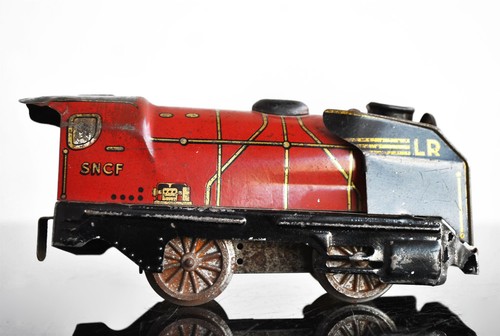 Locomotive jouet tôle litho
