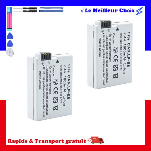 Batterie lpe8 pour - 2x,
