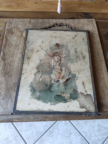 Miroir triptyque barbier - miroir,