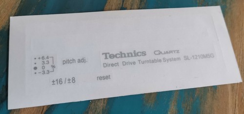 Technics 1210 m5g custom - technics,