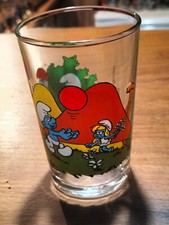 VERRE SCHTROUMPF PEYO 1991