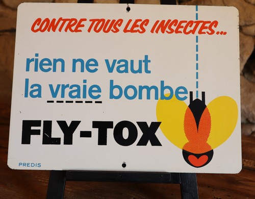 Ancienne plaque publicitaire