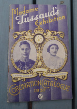 MADAME TUSSAUDS EXHIBITION CORONATION CATALOGUE 1937 KING GEORGE VI
