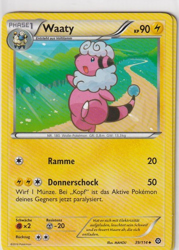 Pokemon carte chaudière à - xy,