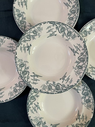 Assiettes creuses terre - assiettes,