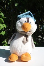 Large NICI Penguin Plush with Hat Scarf