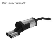 Remus Inox Échappement Sport Ford Fusion Minivan Essence 2x82x67mm Ovale