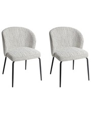 Lot de 2 Chaises en Tissu