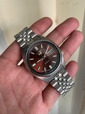 Seiko 5 Automatic Brown dil Mens Watch 7009