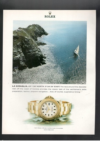 Rolex publicité 1998 - 1998, montre