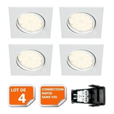 Lot de 4 spot encastrable