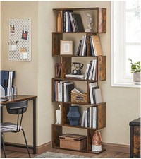 Bibliothèque 12CS-BF Zig-Zag bois OGALBE