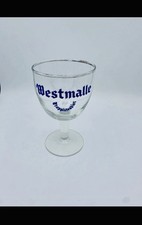 Westmalle Trappist 1836 Belgian Beer Glass Vintage 1990s Home Bar