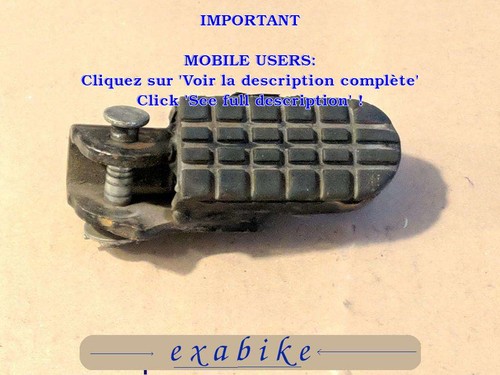Repose pied avant droit pour - avant,