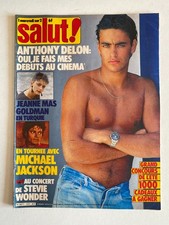 Magazine Salut n°231 du 1er août 1984 - Anthony Delon, Jeanne Mas, J.-J. Goldman