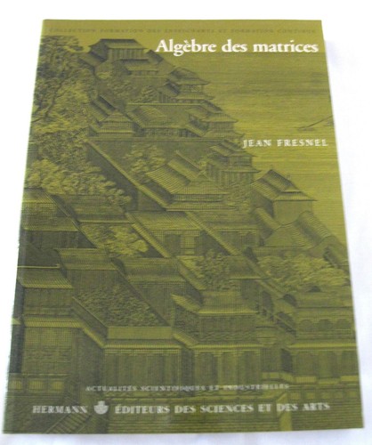 Algèbre des matrices par - algèbre,