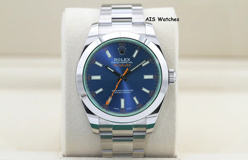 Rolex milgauss blue - milgauss, z-blue