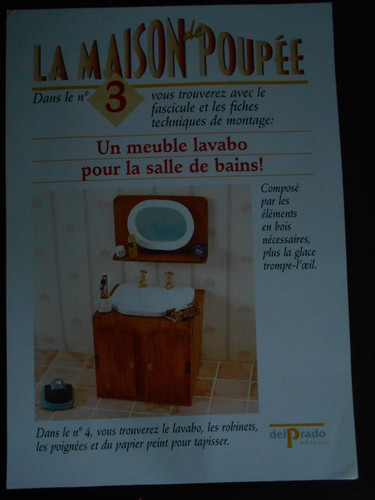 Kit meuble poupée lavabo - kit, de