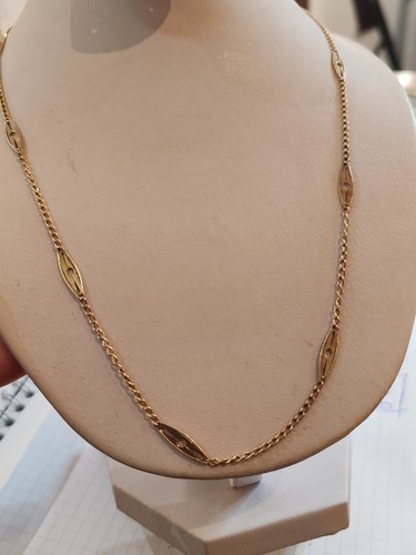 Collier ancien jaune 18 - ancien,