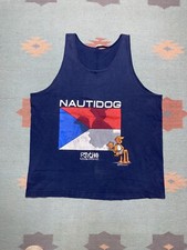 Vintage psycho chihuahua t shirt tank top 1998 y2k nautica parody dog adult XL