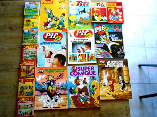 Rare lot bds ancien - rare, pif
