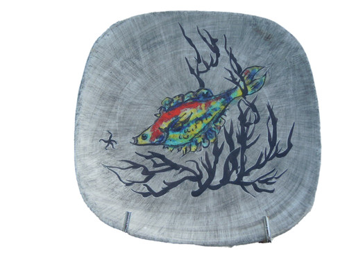 Assiette faïence décor