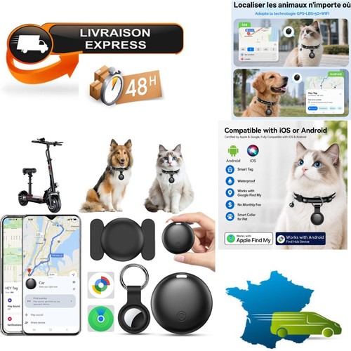 Traceur gps chat chien - chien, sans