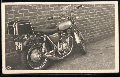 Photographie moto bsa gold - photographie,