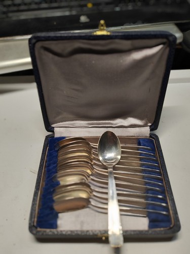 Set silver metal dessert - of, 12