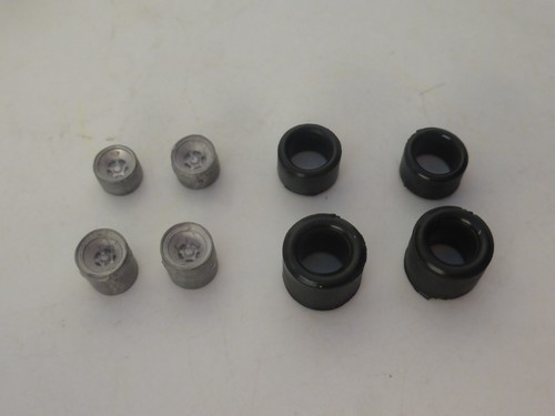 White metal wheels and - 1:43,