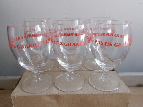 Verres ballon pastis - pastis, granier