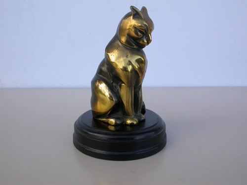 Chat art deco signé - , franjou