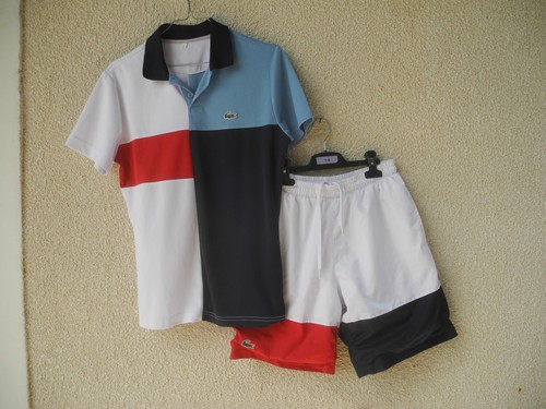 Ensemble polo short lacoste - ensemble, t