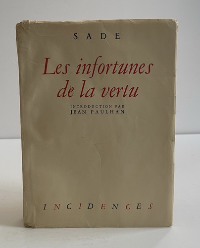 Sade les infortunes - -, la