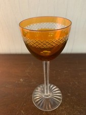 2 verres cristal doublé en cristal NO Baccarat (prix à la pièce)