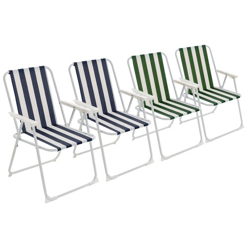 Chaises pliantes plage - 4x,